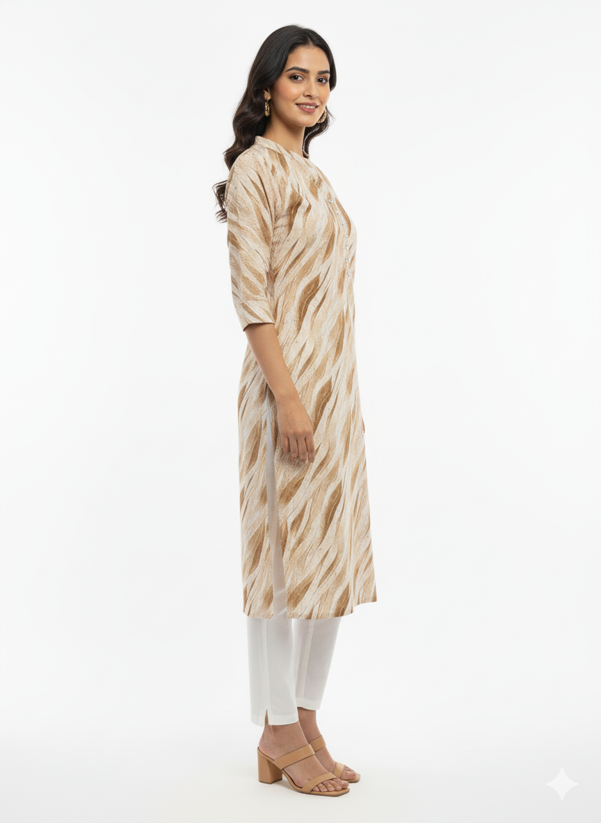 The "Desert Sands" Abstract Kurti