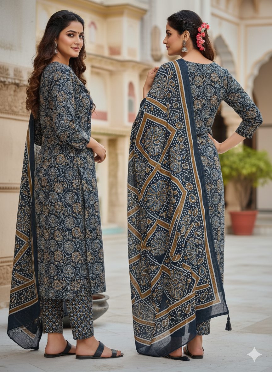 Cool Cotton Comfort Kurti Set