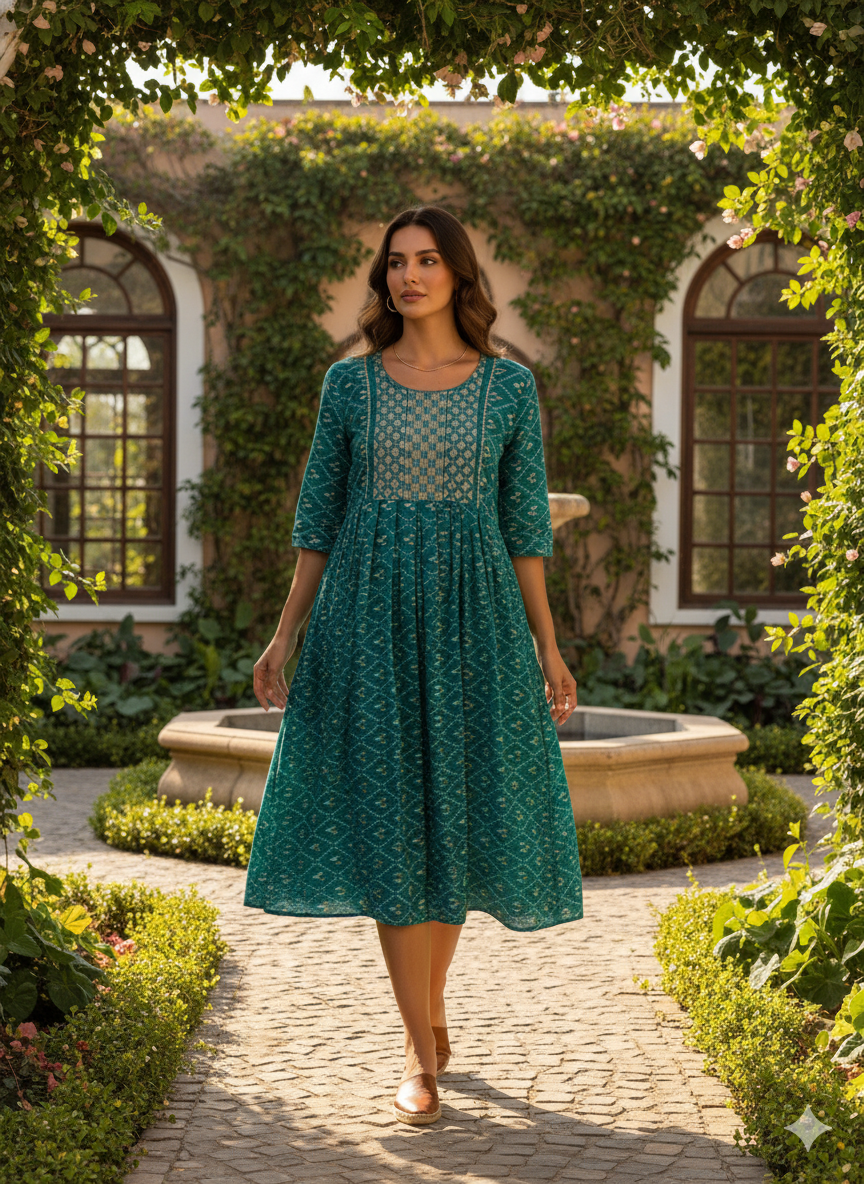 The Emerald Isle Tunic Dress Tops