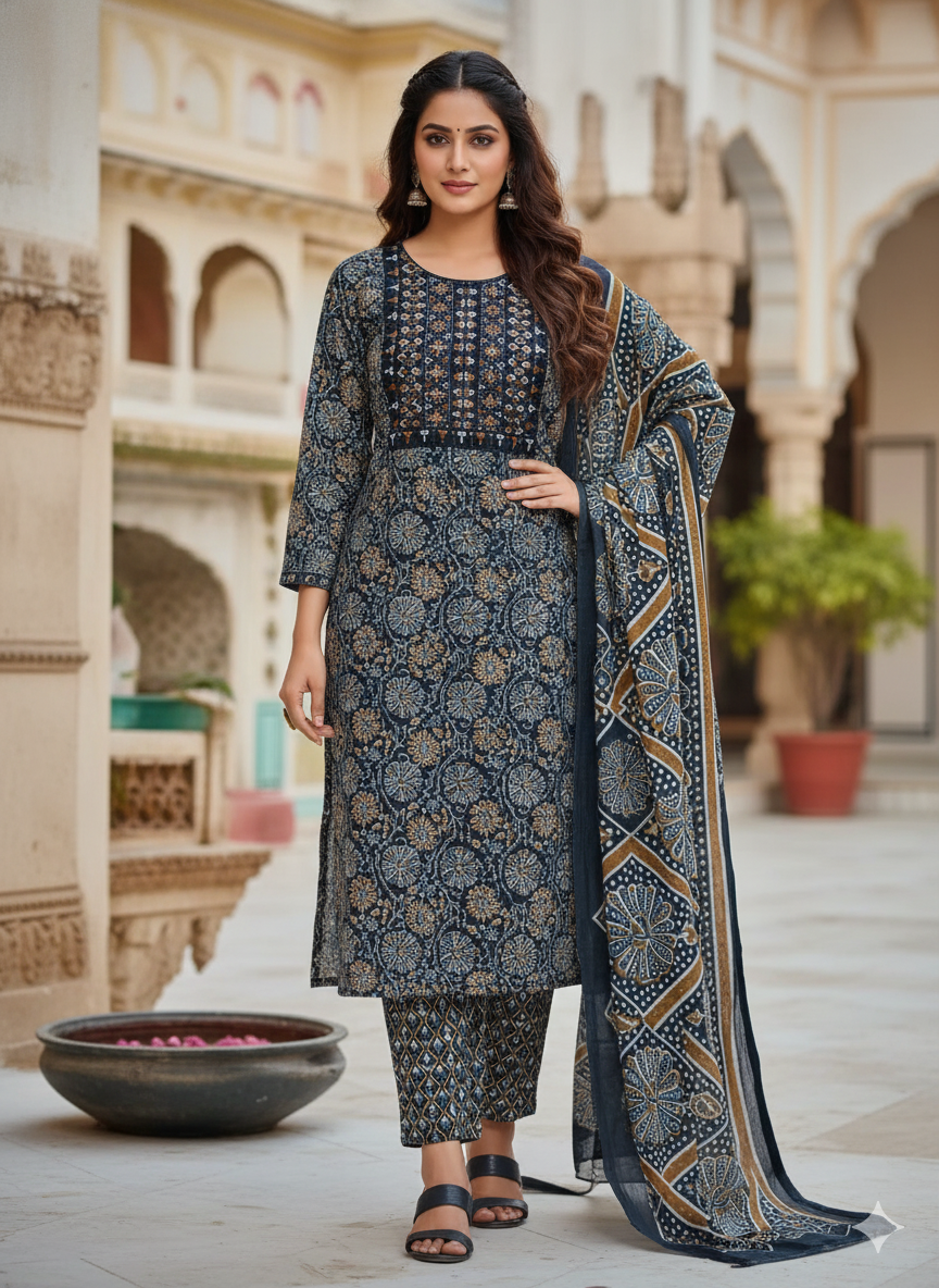 Cool Cotton Comfort Kurti Set